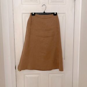 Faux suede skirt